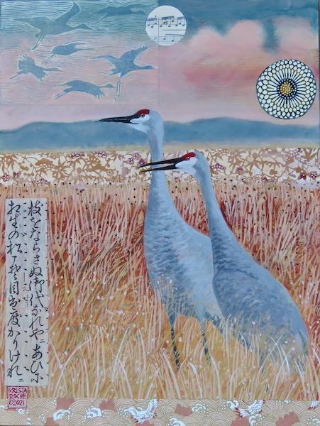 Song of the Sandhills 3 (Sandhill Cranes) | 16" x 12" | $675.00 | SOLD