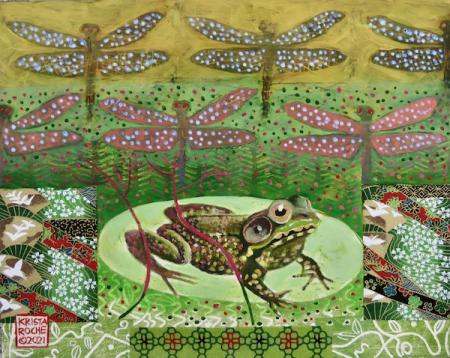 Dragonfly Dreaming | 8" x 10" | acrylic | $425.00 