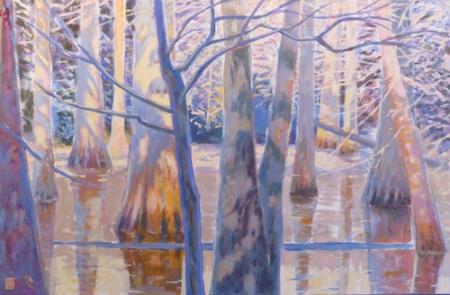 Sunlit Passages | acrylic | 24"x36" | $1,800.00